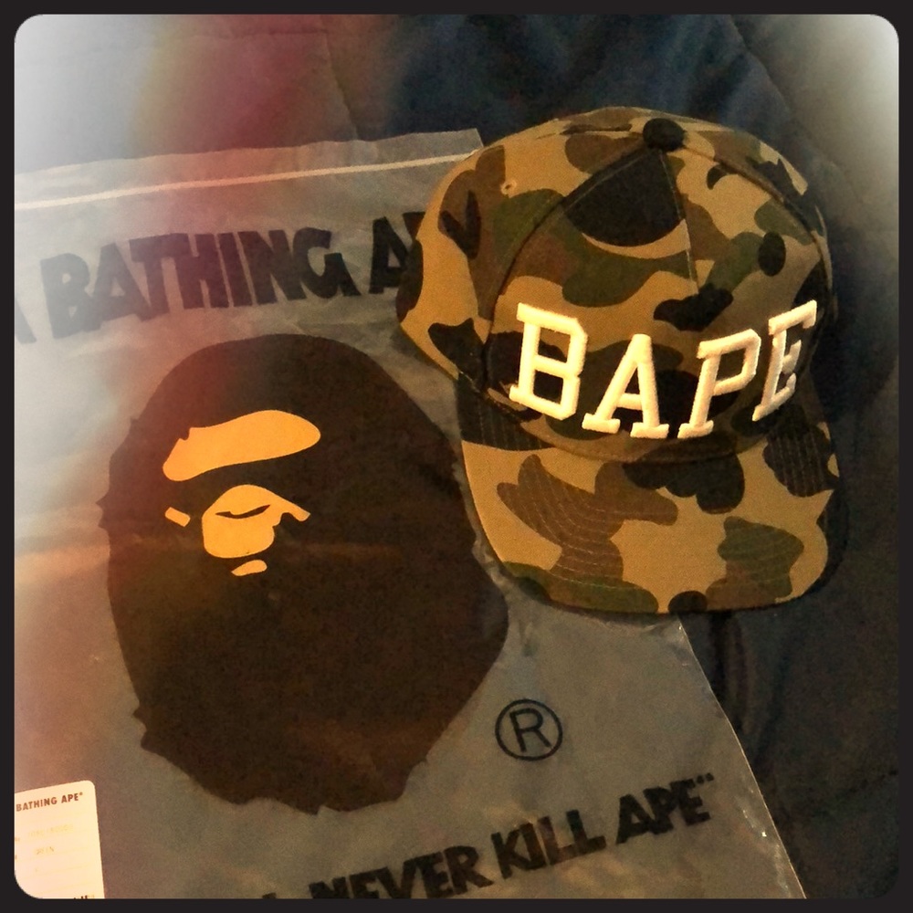 A Bathing Ape first camo SnapBack